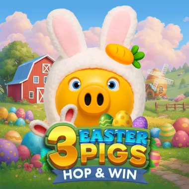3 Easter Pigs - Hop and Win game tile