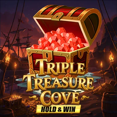 Triple Treasure Cove Hold & Win game tile
